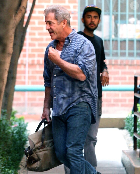 Mel Gibson à la sortie d'un cabinet dentaire à Beverly Hills, le 2 février 2015