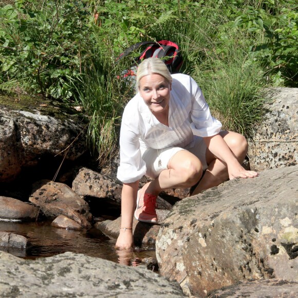 La princesse Mette-Marit a recueilli de l'eau de la cascade Älgafallet/Elgåfossen pour la remettre, comme témoin, à Victoria de Suède. La princesse Victoria de Suède et la princesse Mette-Marit de Norvège ont pris part au Pèlerinage du Climat entre Halden (Norvège) et Stromstad (Suède) le 22 août 2015, manifestation en lien avec la Conférence de l'ONU sur les changements climatiques à Paris en fin d'année.