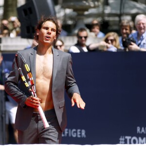 Rafael Nadal - Lancement de la ligne de vêtements "Tommy x Nadal" à New York le 25 août 2015 pendant le tournoi des célébrités de Bryant Park. Rafael Nadal et Tommy Hilfiger lancent une ligne de sous-vêtements, de vêtements sur-mesure et un parfum "TH Bold".  