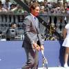 Rafael Nadal - Lancement de la ligne de vêtements "Tommy x Nadal" à New York le 25 août 2015 pendant le tournoi des célébrités de Bryant Park. Rafael Nadal et Tommy Hilfiger lancent une ligne de sous-vêtements, de vêtements sur-mesure et un parfum "TH Bold".  