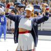 Constance Jablonski - Lancement de la ligne de vêtements "Tommy x Nadal" à New York le 25 août 2015 pendant le tournoi des célébrités de Bryant Park. Rafael Nadal et Tommy Hilfiger lancent une ligne de sous-vêtements, de vêtements sur-mesure et un parfum "TH Bold".  