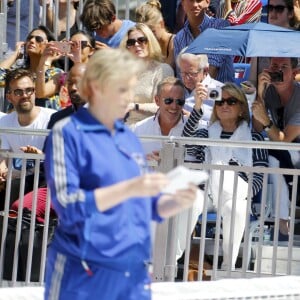 Martha Stewart - Lancement de la ligne de vêtements "Tommy x Nadal" à New York le 25 août 2015 pendant le tournoi des célébrités de Bryant Park. Rafael Nadal et Tommy Hilfiger lancent une ligne de sous-vêtements, de vêtements sur-mesure et un parfum "TH Bold". 