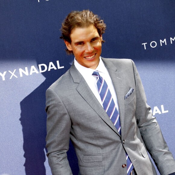 Rafael Nadal - Lancement de la ligne de vêtements "Tommy x Nadal" à New York le 25 août 2015 pendant le tournoi des célébrités de Bryant Park. Rafael Nadal et Tommy Hilfiger lancent une ligne de sous-vêtements, de vêtements sur-mesure et un parfum "TH Bold".  