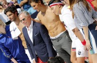 Lancement de la ligne de vêtements "Tommy x Nadal" à New York le 25 août 2015 pendant le tournoi des célébrités de Bryant Park.