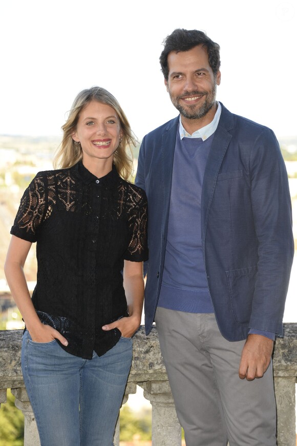 Mélanie Laurent et Laurent Lafitte - Photocall du film "Boomerang" lors de la 8e édition du Festival du film francophone d'Angoulême le 26 août 2015