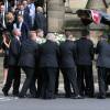 Gary Neville à Bury aux obsèques de son père Neville Neville le 27 août 2015. 