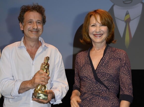 Emmanuel Finkiel, Nathalie Baye - Clôture de la 8e édition du festival du film francophone d'Angoulême le 30 août 2015.