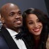 Adrian Peterson et son épouse Ashley, future maman, lors des Annual NFL Honors au Radio City Music Hall de New York le 1er février 2014