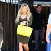 Khloé Kardashian quitte un studio de tournage à Van Nuys. Los Angeles, le 31 août 2015.