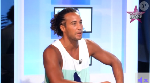 Laurent, invité sur le plateau de Non Stop People, le lundi 31 août 2015.