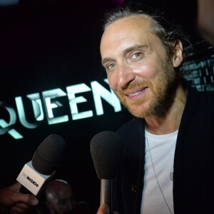 David Guetta à la réouverture du "Queen" à Paris le 2 septembre 2015.