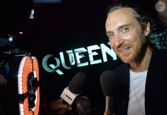 David Guetta à la réouverture du "Queen" à Paris le 2 septembre 2015.
