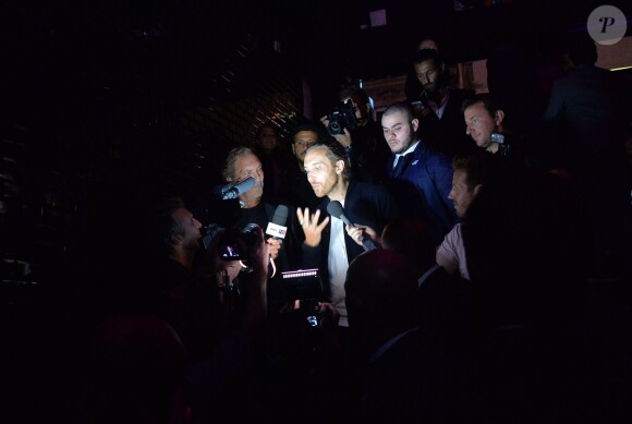 David Guetta à la réouverture du "Queen" à Paris le 2 septembre 2015.
