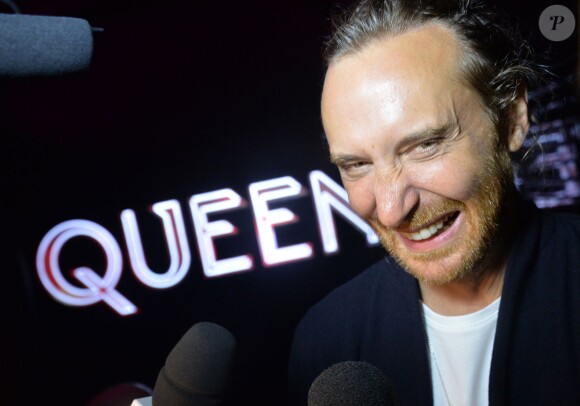David Guetta à la réouverture du "Queen" à Paris le 2 septembre 2015.