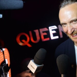 David Guetta à la réouverture du "Queen" à Paris le 2 septembre 2015.