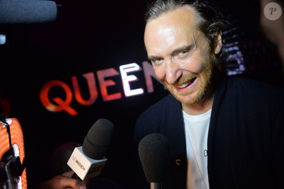 David Guetta à la réouverture du "Queen" à Paris le 2 septembre 2015.