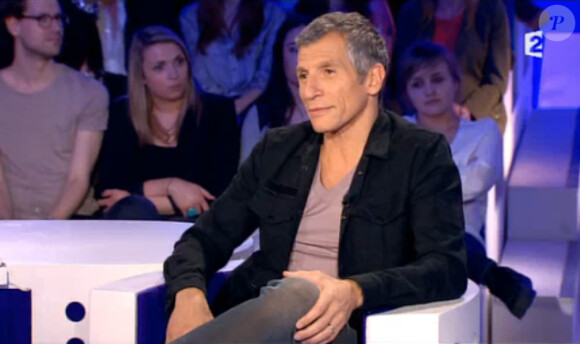 Nagui, invité de l'émission On n'est pas couché, le samedi 18 avril 2015 sur France 2.
