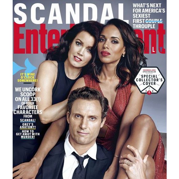 Kerry Washington et le casting de Scandal pour Entertainment Weekly. 2015