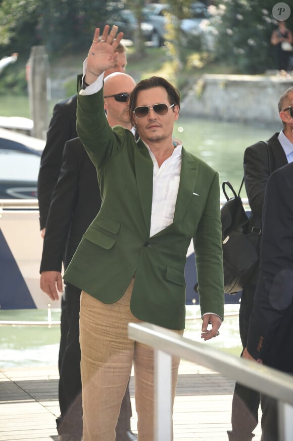 Johnny Depp - People au 72e festival international du film de Venise , La Mostra, le 4 septembre 2015.