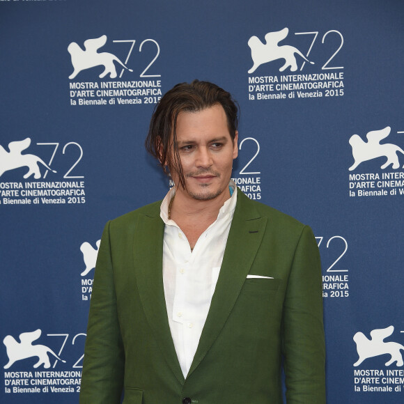 Johnny Depp - Photocall du film "Black Mass" lors du 72ème Festival du Film de Venise, la Mostra. Le 4 septembre 2015