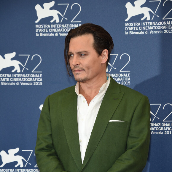 Johnny Depp - Photocall du film "Black Mass" lors du 72ème Festival du Film de Venise, la Mostra. Le 4 septembre 2015