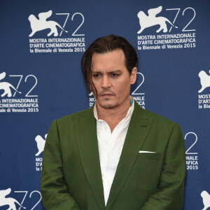 Johnny Depp - Photocall du film "Black Mass" lors du 72ème Festival du Film de Venise, la Mostra. Le 4 septembre 2015