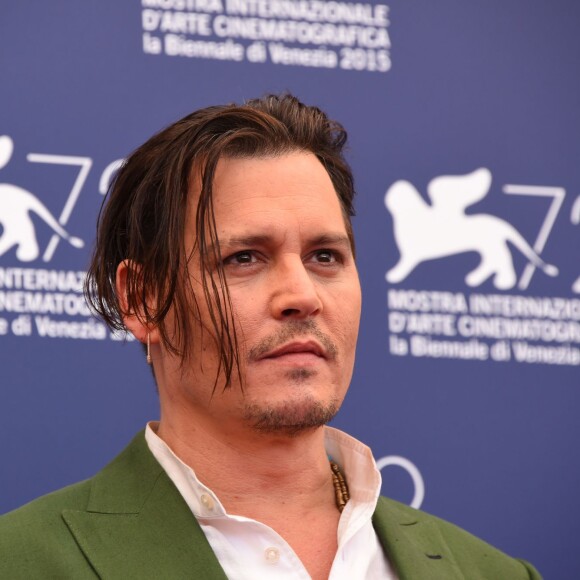 Johnny Depp - Photocall du film "Black Mass" lors du 72ème Festival du Film de Venise, la Mostra. Le 4 septembre 2015