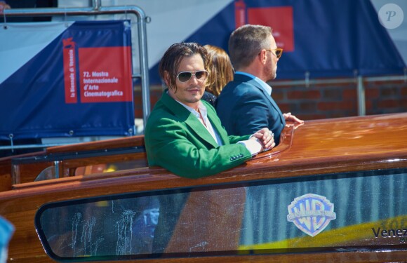 Johnny Depp et Dakota Johnson au 72e festival international du film de Venise, la Mostra le 04 septembre 2015.