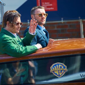 Johnny Depp et Dakota Johnson au 72e festival international du film de Venise, la Mostra le 04 septembre 2015.