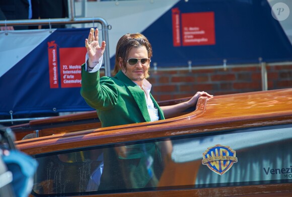 Johnny Depp et Dakota Johnson au 72e festival international du film de Venise, la Mostra le 04 septembre 2015.