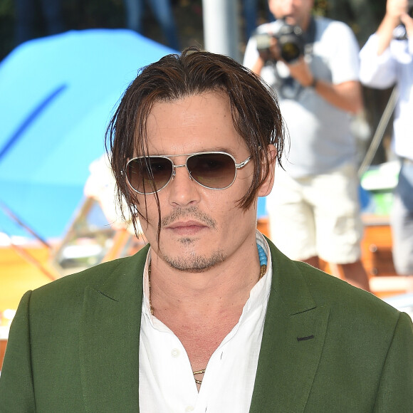 Johnny Depp - People à Venise pendant le 72e festival international du film de Venise, la Mostra le 4 septembre 2015.