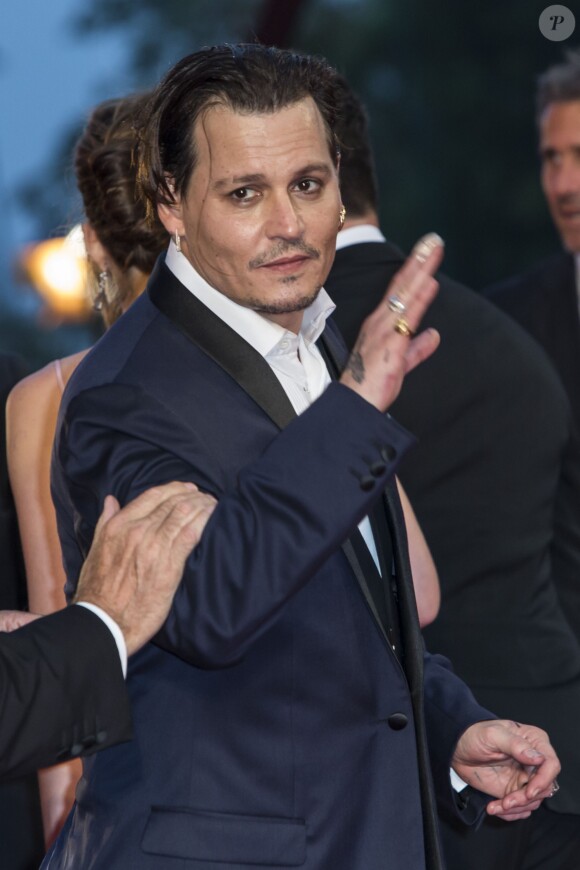 Johnny Depp  - Première de 'Black Mass' lors du 72e Festival International du Film de Venice en Italie le 4 septembre 2015
