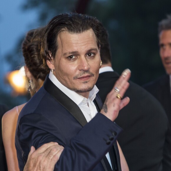 Johnny Depp  - Première de 'Black Mass' lors du 72e Festival International du Film de Venice en Italie le 4 septembre 2015