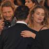 Johnny Depp et sa femme Amber Heard - Tapis rouge du film Black Mass (Strictly Criminal) lors du 72ème festival du film de Venise (la Mostra), le 4 septembre 2015