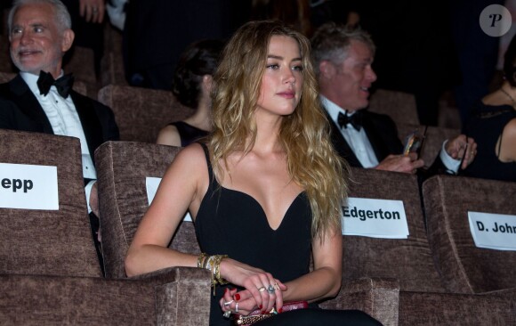 Amber Heard lors de la première de Black Mass lors du 72e Festival du film à Venise, le 4 septembre 2015