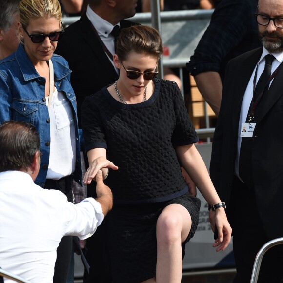 Kristen Stewart - Arrivée de l'équipe du film "Equals" au Lido pour le photocall du film lors du 72ème festival du film de Venise (la Mostra), le 5 septembre 2015.
