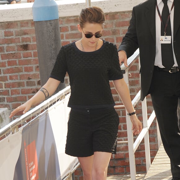 Kristen Stewart - Arrivée de l'équipe du film "Equals" au Lido pour le photocall du film lors du 72ème festival du film de Venise (la Mostra), le 5 septembre 2015.