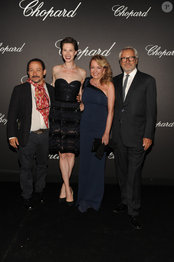 Alessandro Rossellini, Elettra Rossellini Wiedemann, Caroline Scheufele, Roberto Cicutto - Photocall du dîner impérial Chopard lors du 72ème festival du film de Venise (la Mostra), le 4 septembre 2015