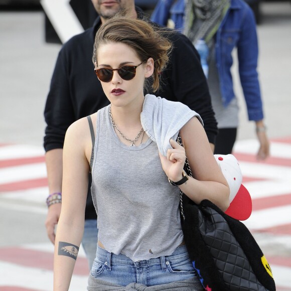 Exclusif - Kristen Stewart arrive à Venise pour assister au 72ème festival du film (la Mostra), le 4 septembre 2015.