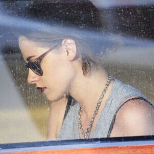 Exclusif - Kristen Stewart arrive à Venise pour assister au 72ème festival du film (la Mostra), le 4 septembre 2015.