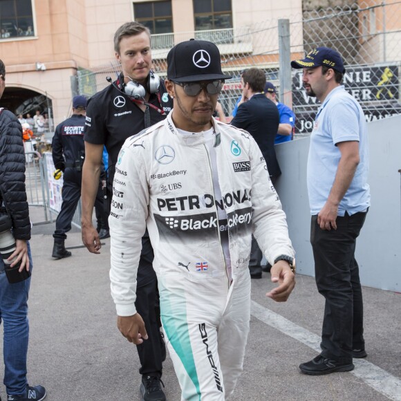 Lewis Hamilton - People au Grand Prix de formule 1 de Monaco. Le 24 mai 2015