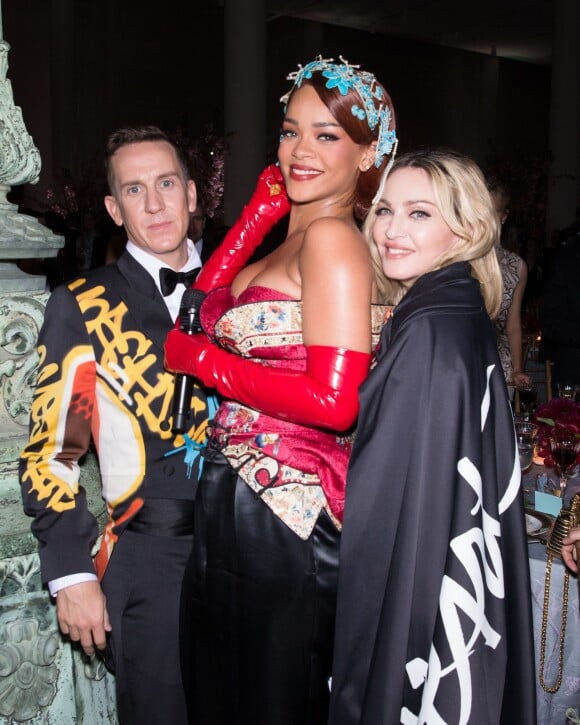 Madonna, Rihanna et Jeremy Scott au gala du Met à New York, le 4 mai 2015.