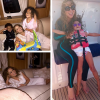 Mariah Carey et ses enfants en vacances sur le yacht de James Packer / photo postée sur le compte Instagram de la chanteuse américaine.