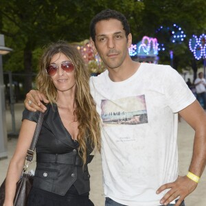 Tomer Sisley et sa compagne Karine Machado - Inauguration de la Fête des Tuileries à Paris le 26 juin 2015.