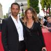 Exclusif - Tomer Sisley et sa compagne Karine Machado - Ouverture du 4e Champs-Elysées Film Festival à Paris le 9 juin 2015.