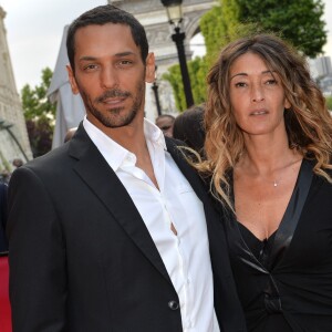 Exclusif - Tomer Sisley et sa compagne Karine Machado - Ouverture du 4e Champs-Elysées Film Festival à Paris le 9 juin 2015.