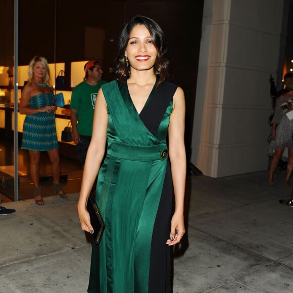 Freida Pinto - Soirée Salvatore Ferragamo à Beverly Hills, Los Angeles, le 9 septembre 2015