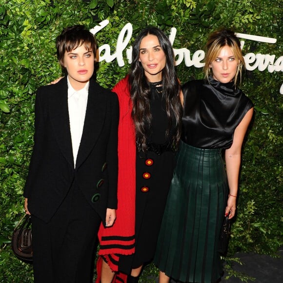 Tallulah Willis, Demi Moore et Scout Willis - Soirée Salvatore Ferragamo Celebrates 100 Years à Hollywood, à la boutique Ferragamo sur Rodeo Drive à Los Angeles, le 9 septembre 2015