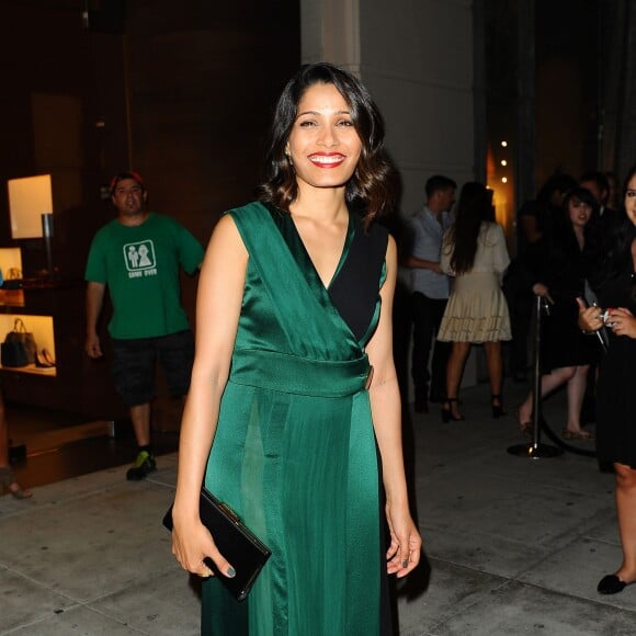 Freida Pinto - Soirée Salvatore Ferragamo Celebrates 100 Years à Hollywood, à la boutique Ferragamo sur Rodeo Drive à Los Angeles, le 9 septembre 2015