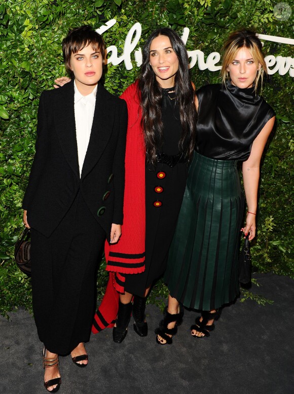 Tallulah Willis, Demi Moore et Scout Willis - Soirée Salvatore Ferragamo Celebrates 100 Years à Hollywood, à la boutique Ferragamo sur Rodeo Drive à Los Angeles, le 9 septembre 2015